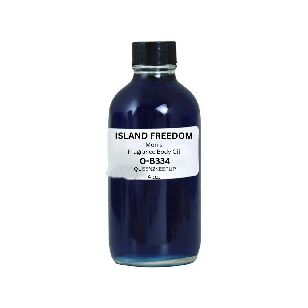 Island Freedom (Men) Body Oil 4 oz Fragrance All Natural Scent